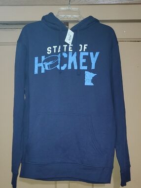 NHL Navy Blue 'State of Hockey' Hoodie